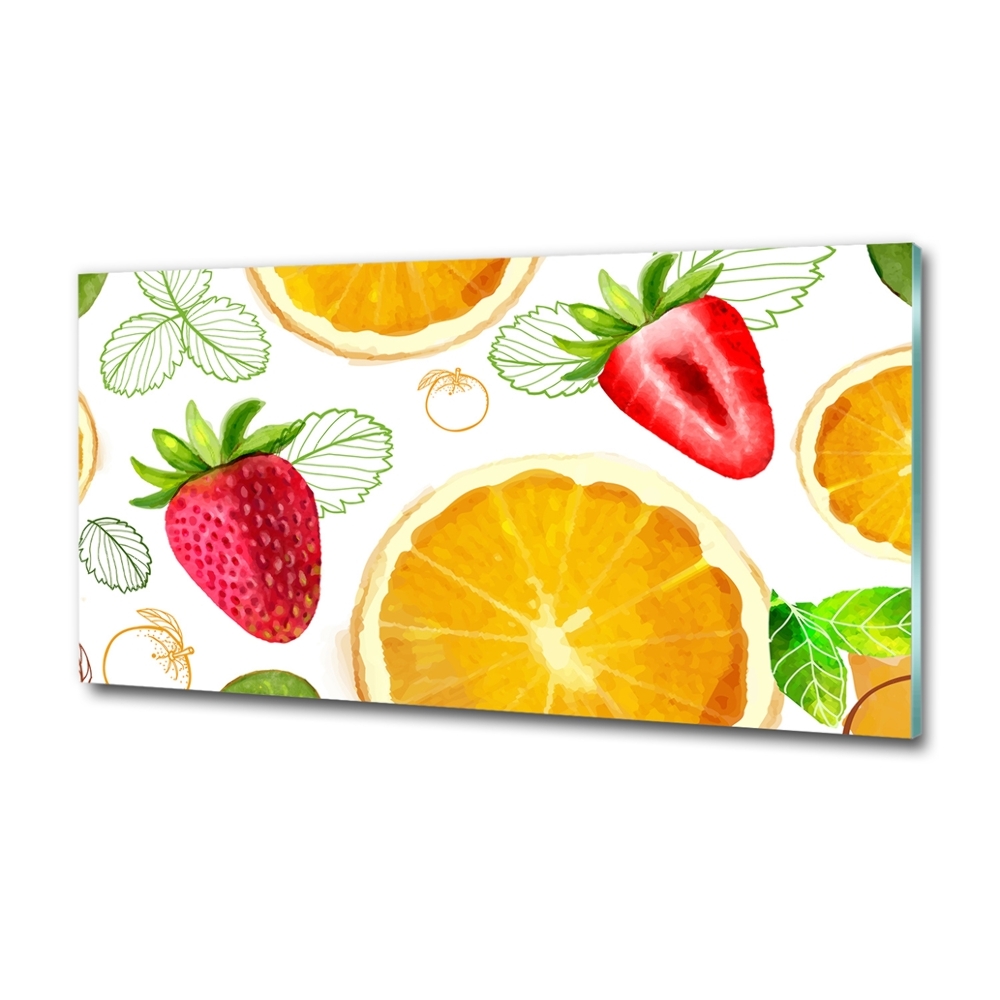 Tableau sur verre Fruits