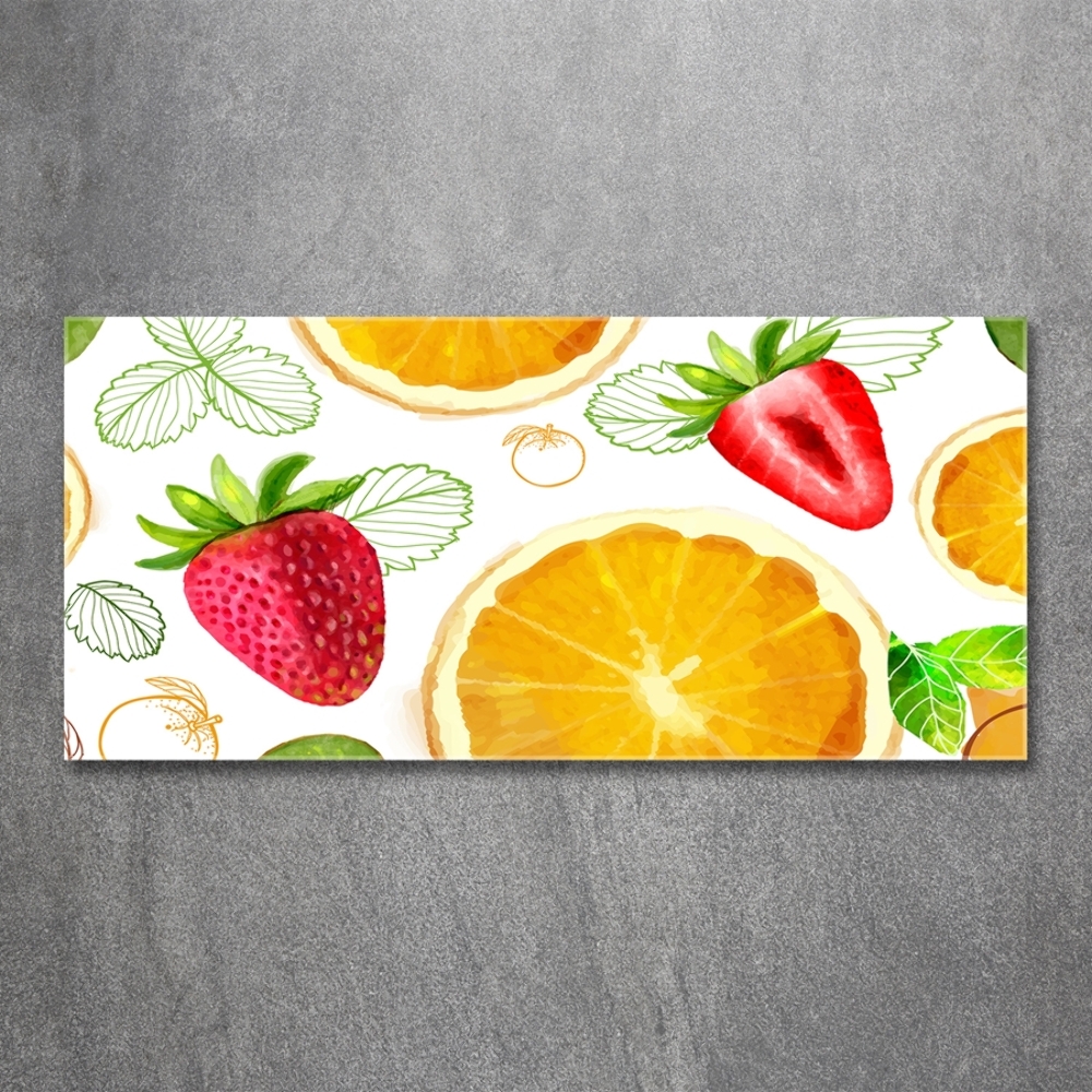 Tableau sur verre Fruits