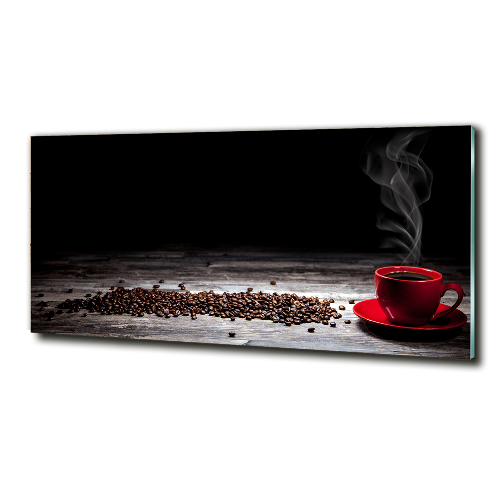 Tableau sur verre Café aromatique