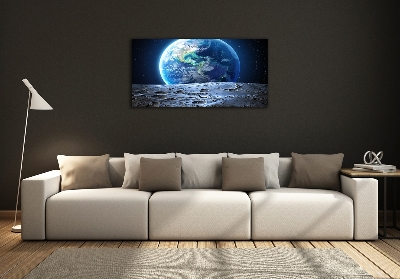 Tableau imprimé sur verre Planète Terre