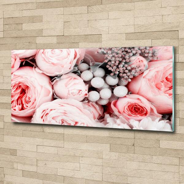 Tableau en verre Bouquet de fleurs