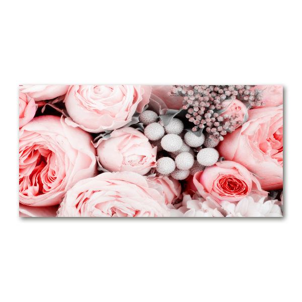 Tableau en verre Bouquet de fleurs