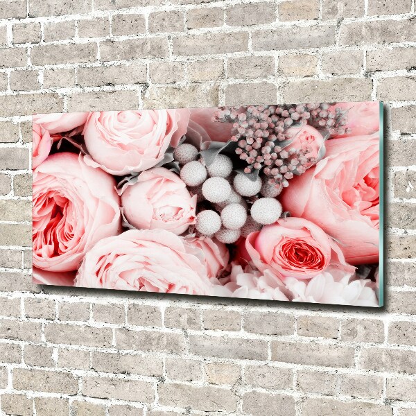 Tableau en verre Bouquet de fleurs