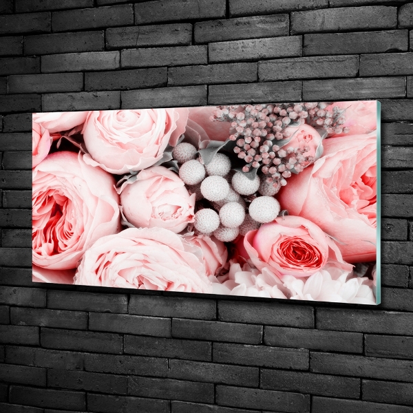Tableau en verre Bouquet de fleurs