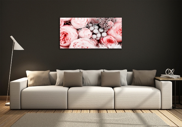 Tableau en verre Bouquet de fleurs