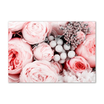 Tableau en verre Bouquet de fleurs