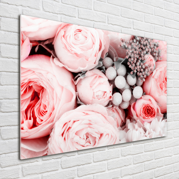 Tableau en verre Bouquet de fleurs