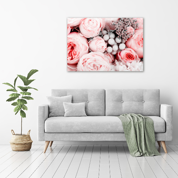Tableau en verre Bouquet de fleurs