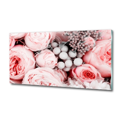 Tableau en verre Bouquet de fleurs