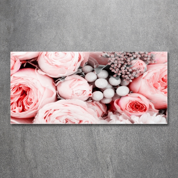 Tableau en verre Bouquet de fleurs