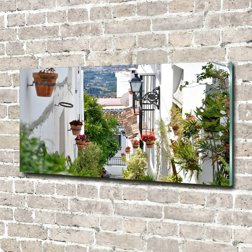 Tableau photo sur verre Couloir de charme