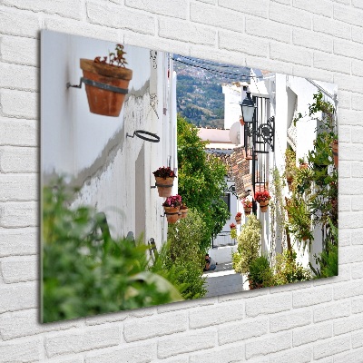 Tableau photo sur verre Couloir de charme