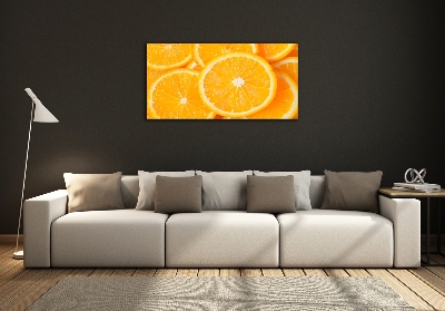 Tableau imprimé sur verre Tranches d'orange