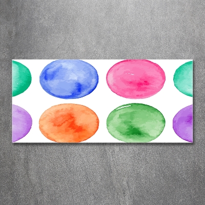 Tableau imprimé sur verre Cercles colorés