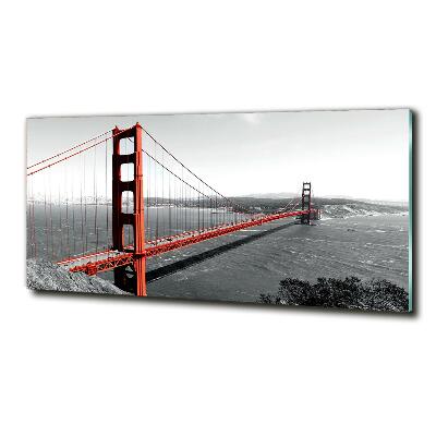 Tableau verre imprimé Le pont de San Francisco