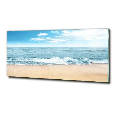 Tableau sur verre Plage