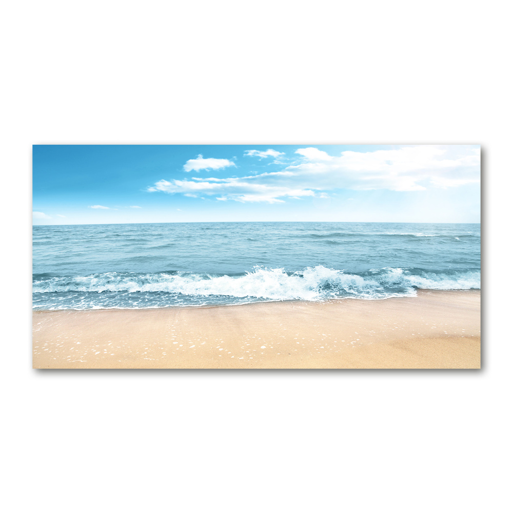 Tableau sur verre Plage