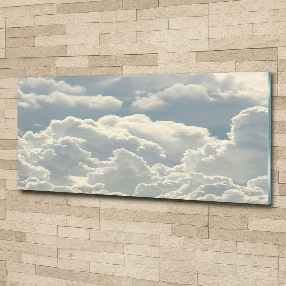 Tableau photo sur verre Nuages