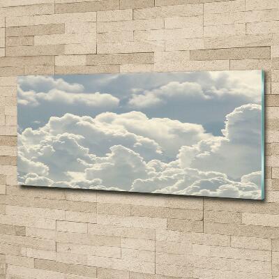 Tableau photo sur verre Nuages