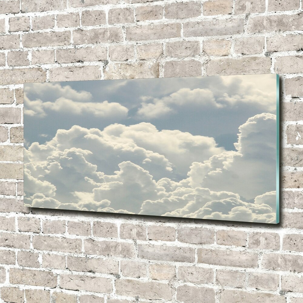 Tableau photo sur verre Nuages