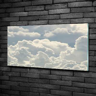 Tableau photo sur verre Nuages