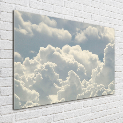 Tableau photo sur verre Nuages