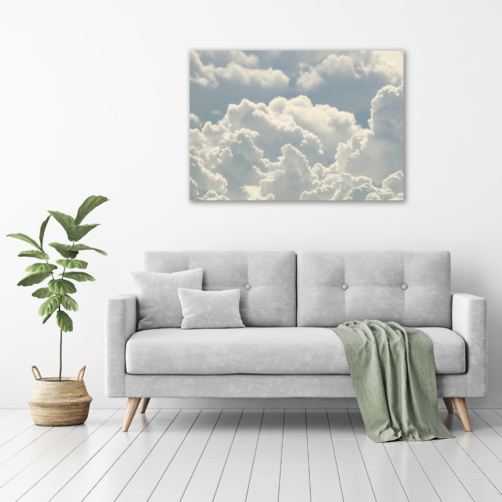 Tableau photo sur verre Nuages