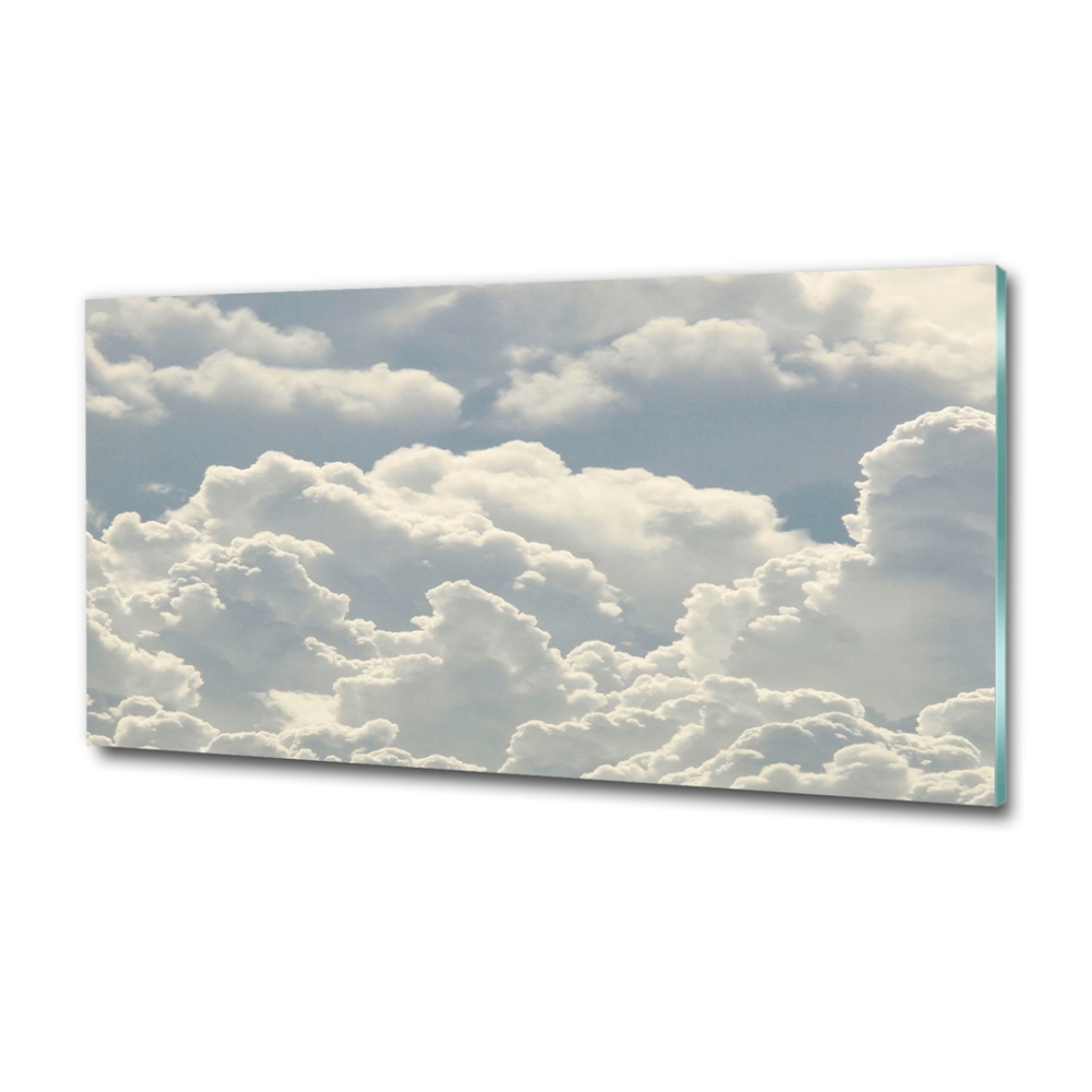 Tableau photo sur verre Nuages