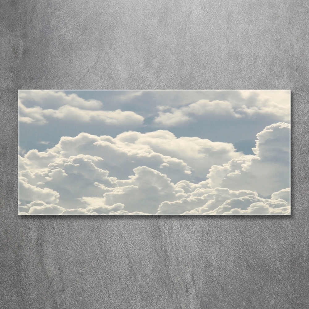 Tableau photo sur verre Nuages