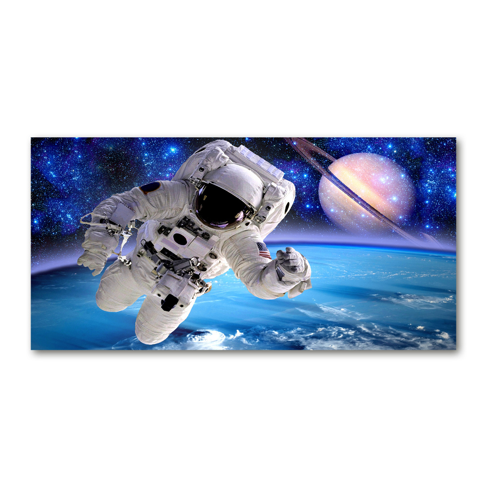 Tableau photo sur verre Astronaute