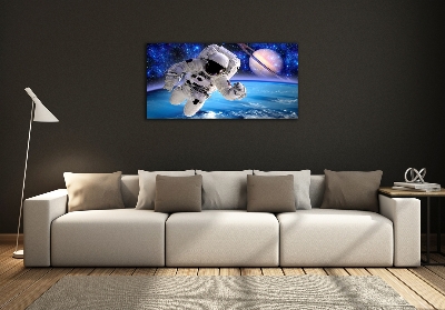 Tableau photo sur verre Astronaute