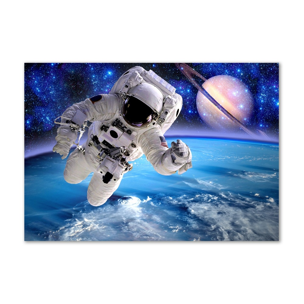 Tableau photo sur verre Astronaute