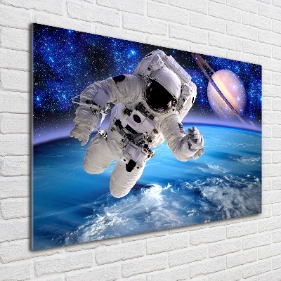 Tableau photo sur verre Astronaute