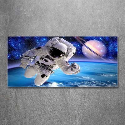 Tableau photo sur verre Astronaute