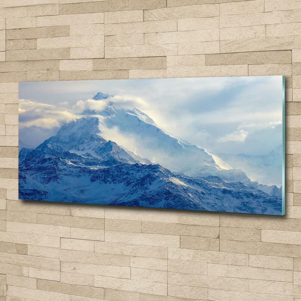 Tableau photo sur verre Sommet de montagne