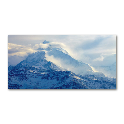 Tableau photo sur verre Sommet de montagne