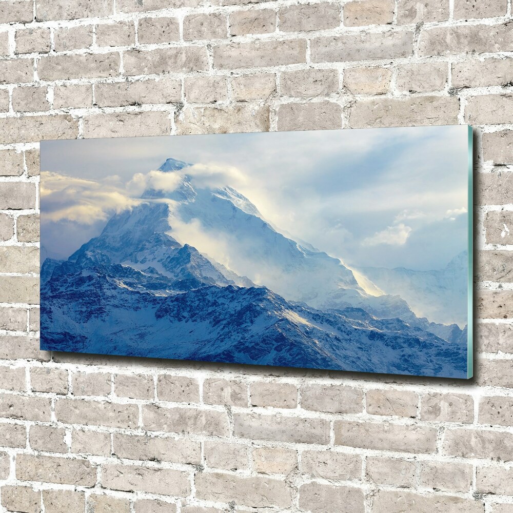 Tableau photo sur verre Sommet de montagne