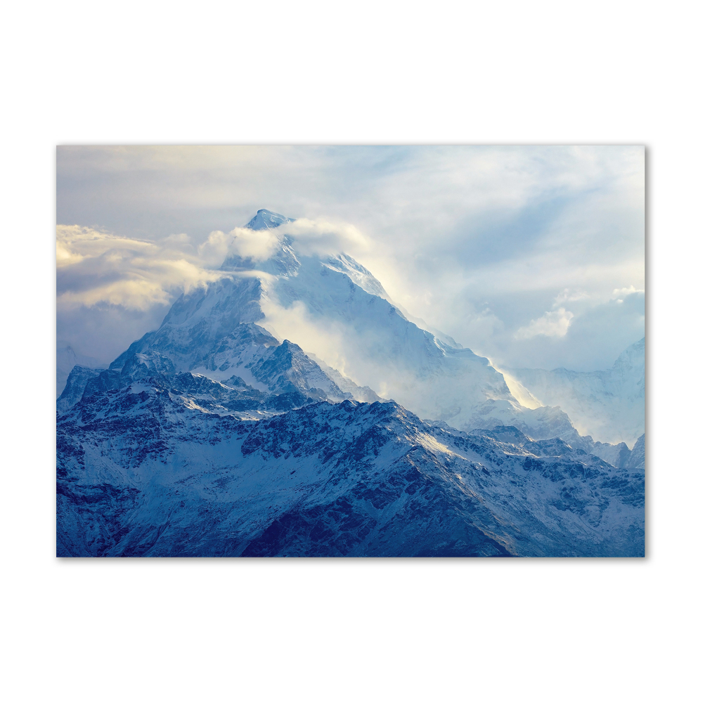 Tableau photo sur verre Sommet de montagne