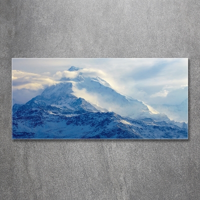 Tableau photo sur verre Sommet de montagne