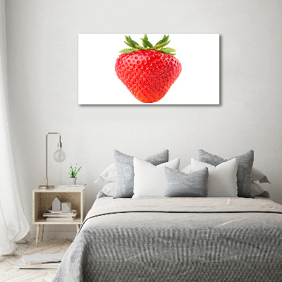 Tableau sur verre Fraise