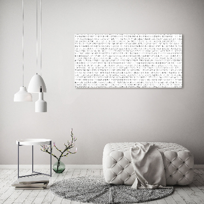 Tableau photo sur verre Code binaire