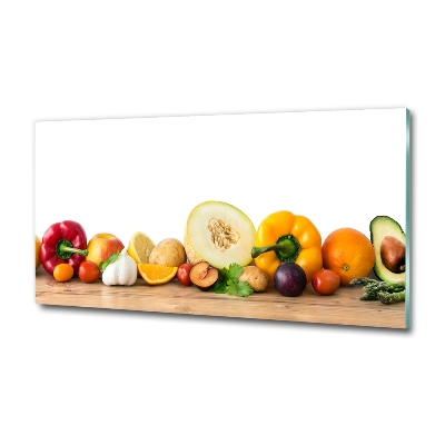 Tableau en verre Fruits et légumes