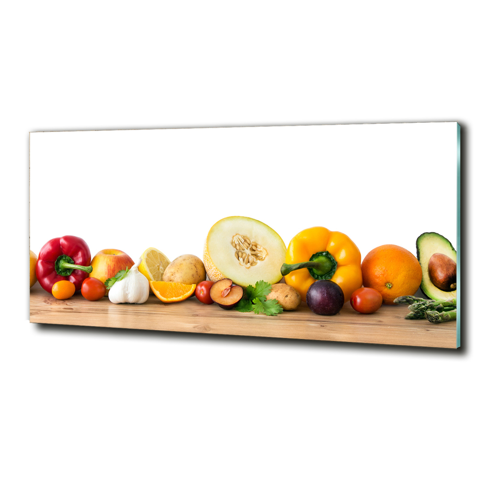 Tableau en verre Fruits et légumes