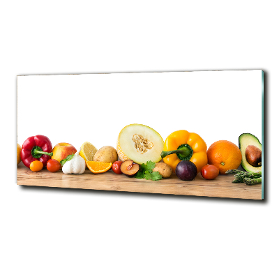 Tableau en verre Fruits et légumes