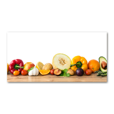 Tableau en verre Fruits et légumes