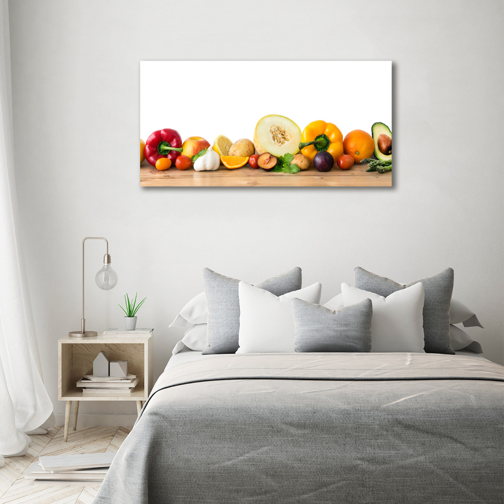 Tableau en verre Fruits et légumes