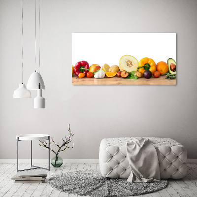 Tableau en verre Fruits et légumes