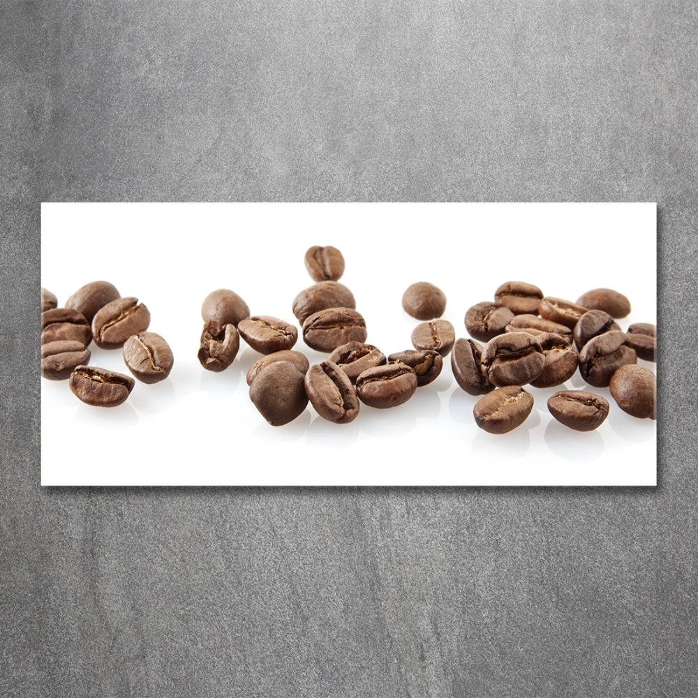 Tableau sur verre Grains de café