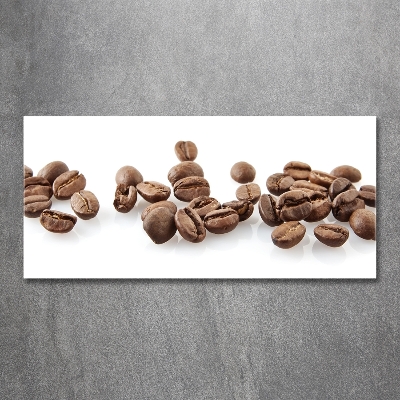 Tableau sur verre Grains de café