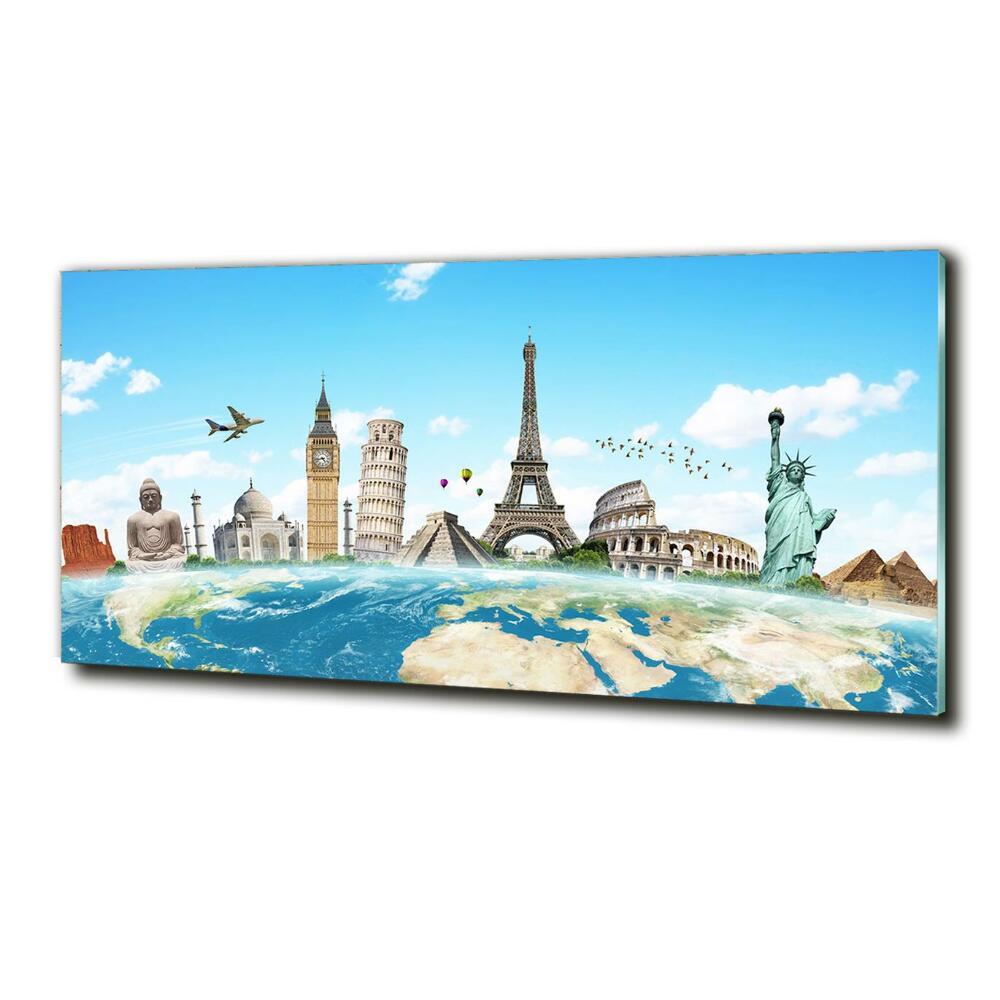 Tableau sur verre Monuments du monde